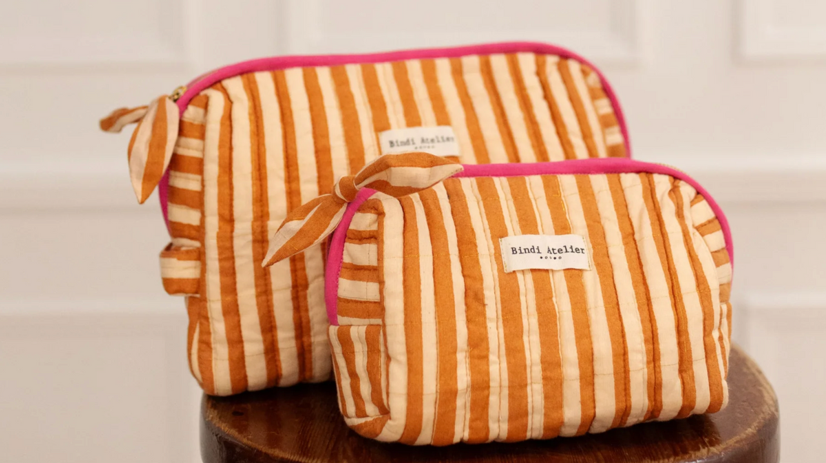 Trousse de toilette - Stripes Cream