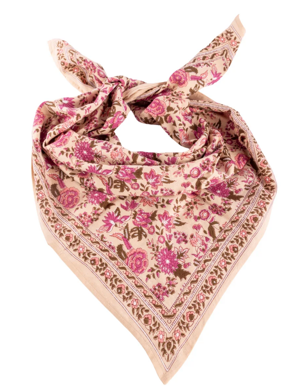 Grand foulard - Goa Pink
