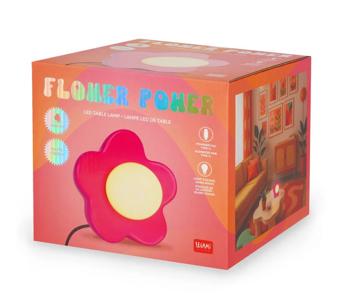 Lampe Flower - Rose