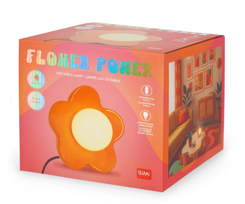 Lampe Flower - Orange