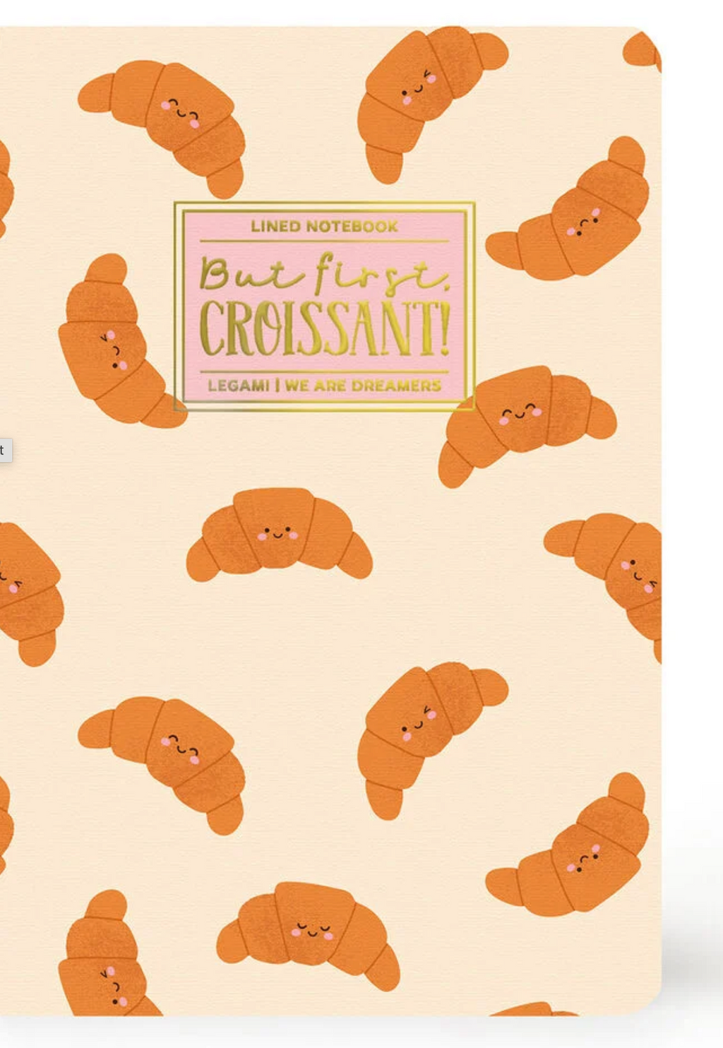 Carnet de note - Petit Croissant