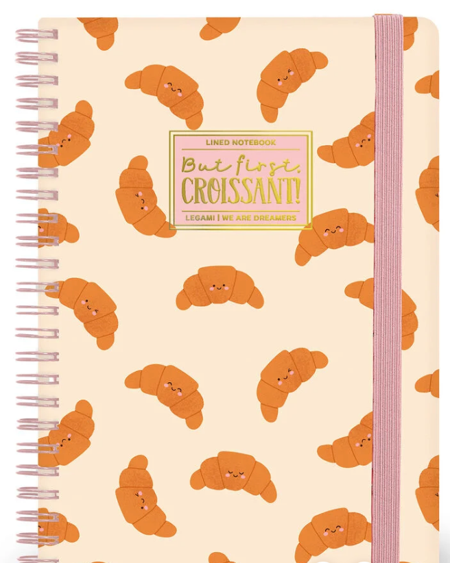 Cahier à spirale - Croissant