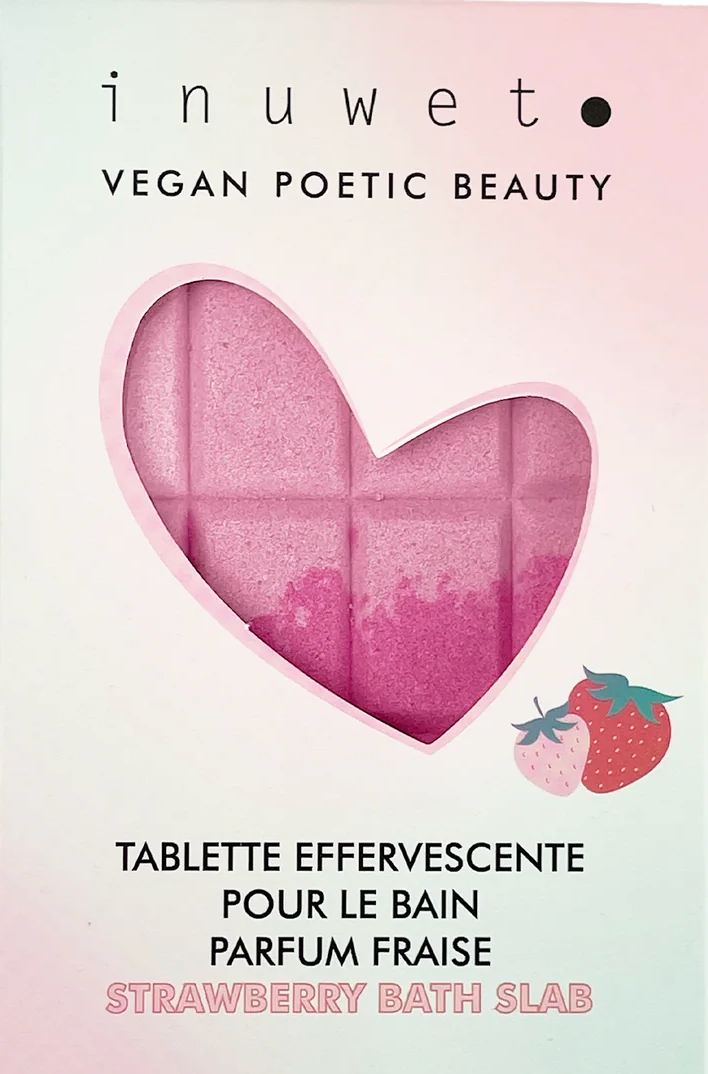 Mini tablette de bain - Fraise