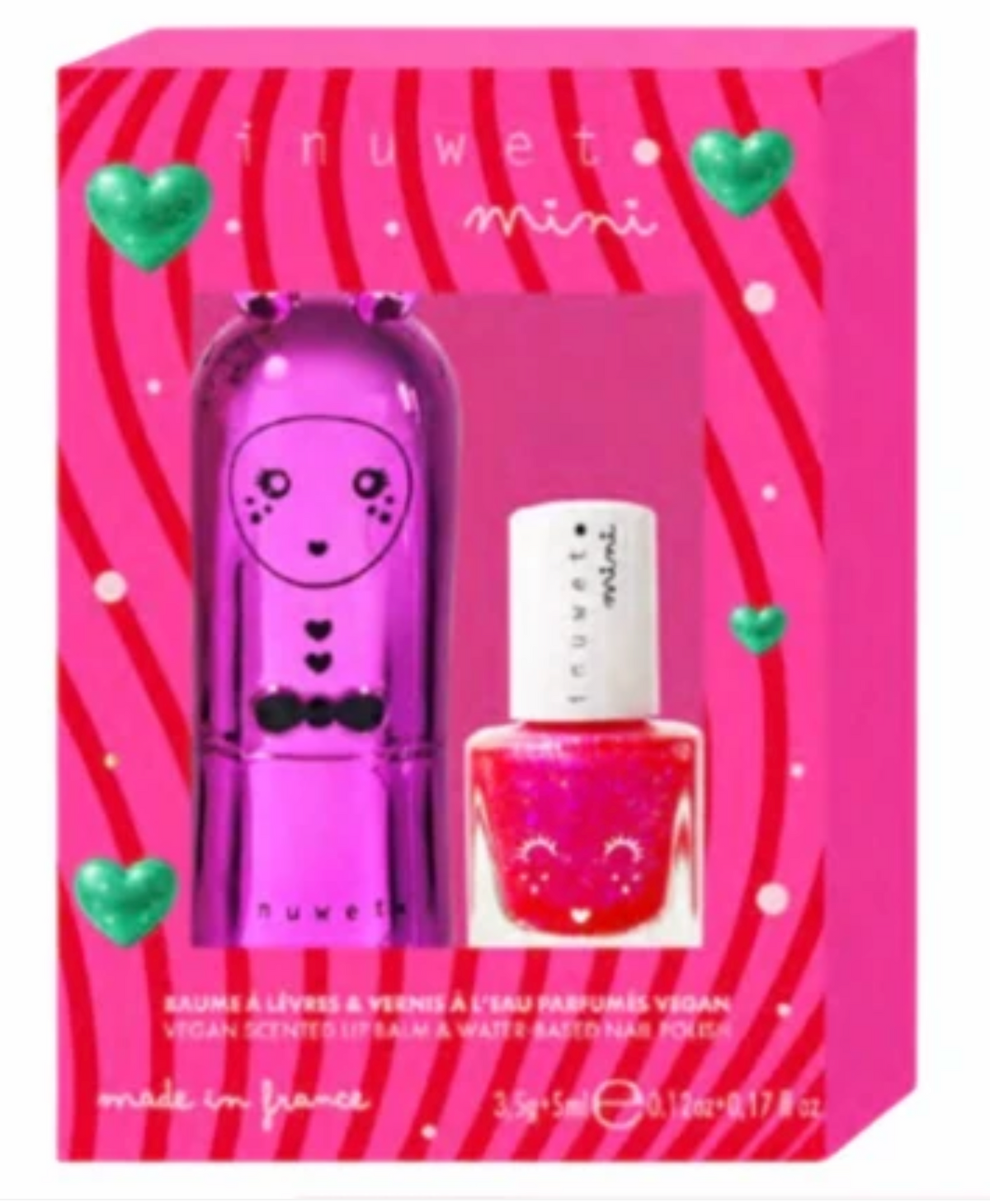 Coffret Duo Baume et vernis - Rose Mood