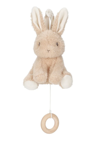 Boîte à musique - Lapin Beige