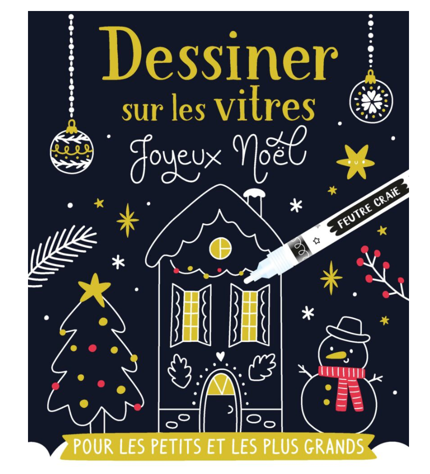 Dessiner sur les vitres - Noël