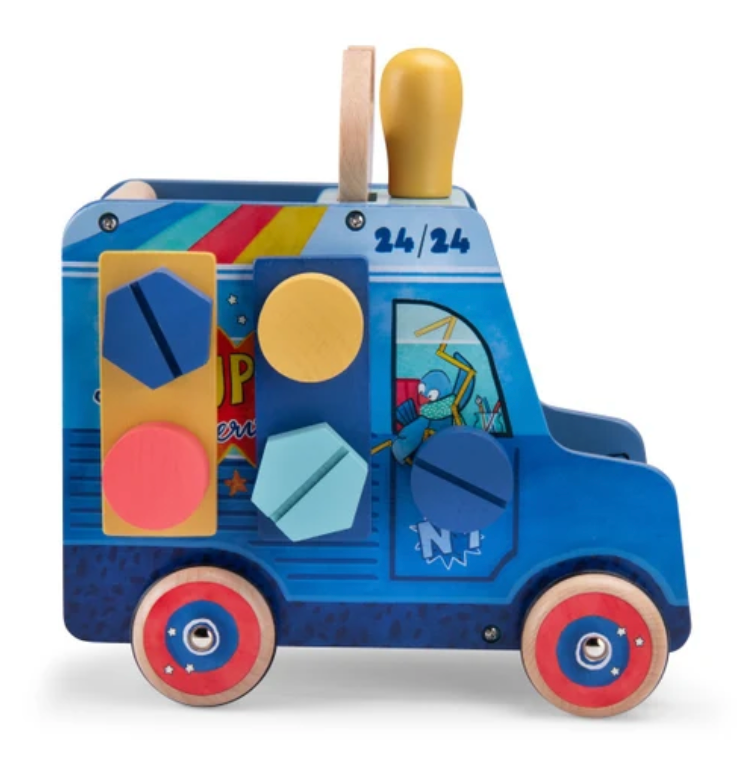 Camionnette d'activités bricoleur - Puce et Pilou