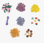 Coffret de perles en bois - Les Minouchkas