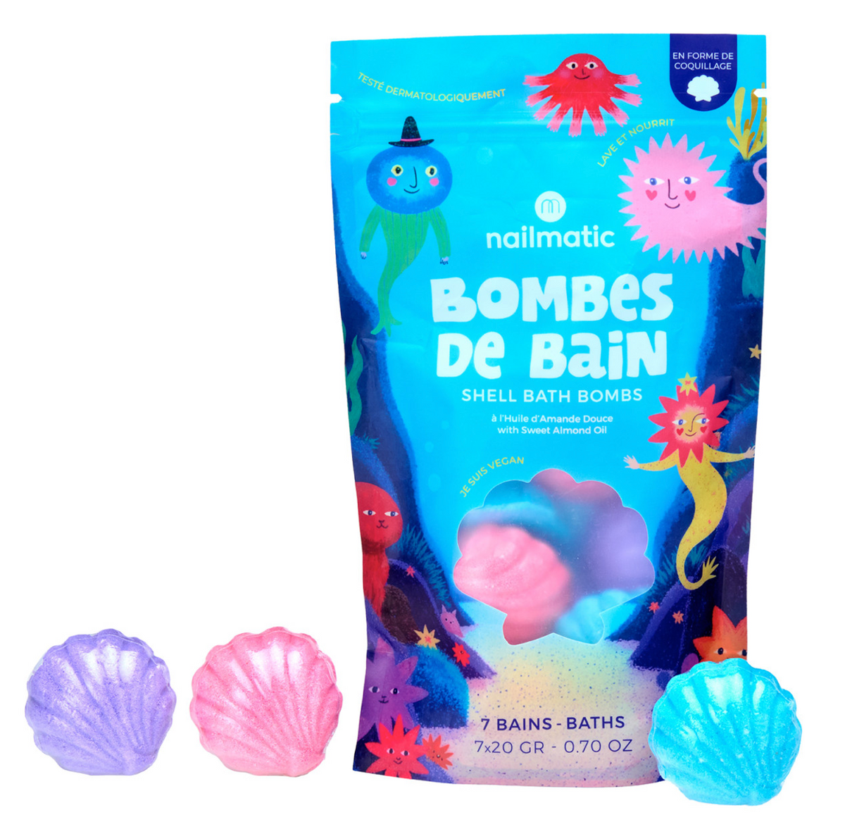 Bombes de bain - Coquillages