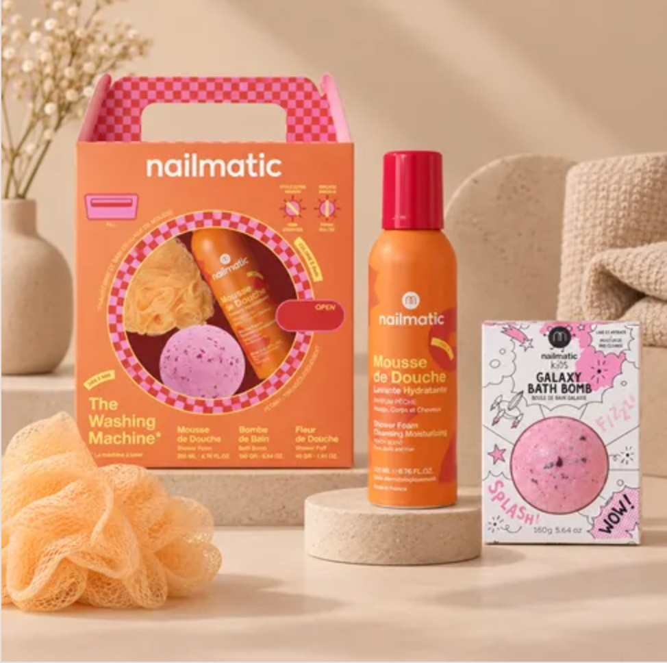 Coffret de bain - Washing machine orange