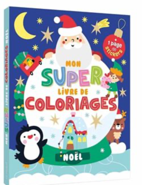 Mon super livre de coloriage - Noel