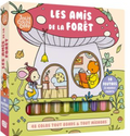 Jolis colos cosy + 10 feutres double pointe - Les amis de la foret