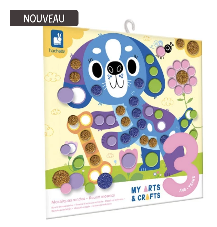 Coffret créatif Mosaïques mousse rondes - Petits amis