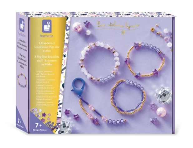 Kit créatif - 4 Bracelets et Accessoires Pop Star à créer