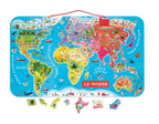 Puzzle Monde Magnétique 92P