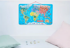 Puzzle Monde Magnétique 92P