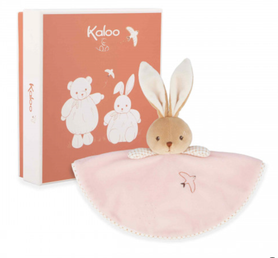 Doudou lapin rond