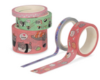 Set de 5 rubans adhésifs -  MEOW