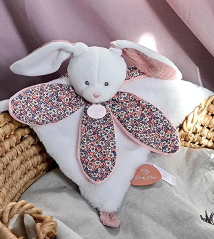 Boh'aime - Lapin Rose - doudou pétales