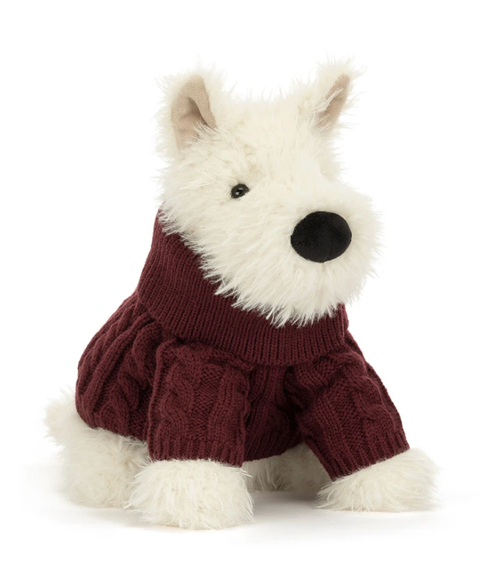 Peluche - Munro Scottie Dog - Winter Jumper
