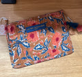 Pochette plate - Print India Marron