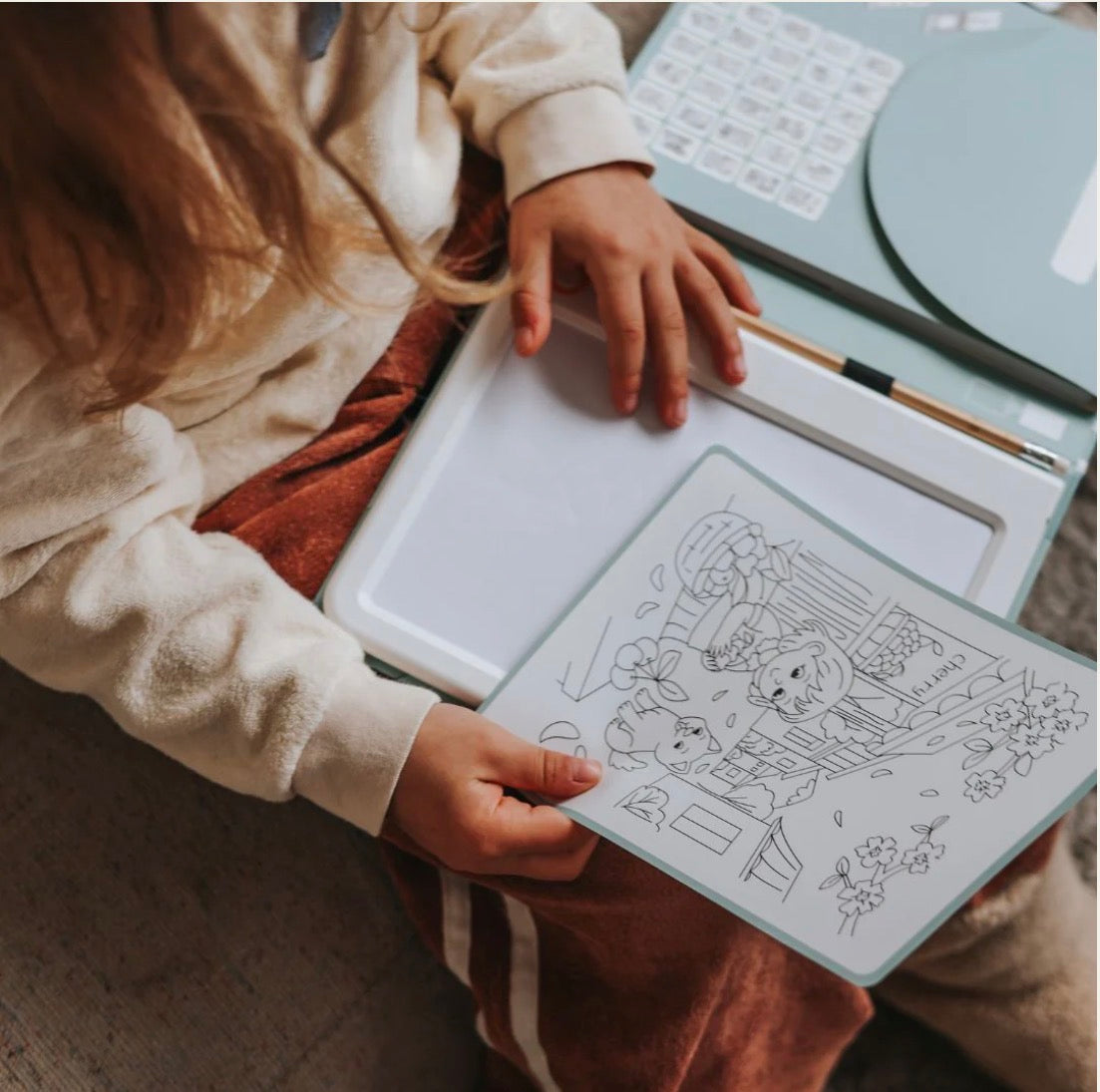 Tablette Kidy-draw BIG - Food around the World