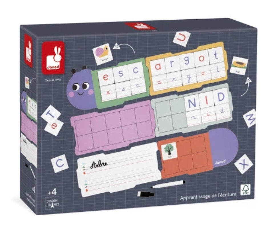 Jeu d’apprentissage de l’écriture - La chenille